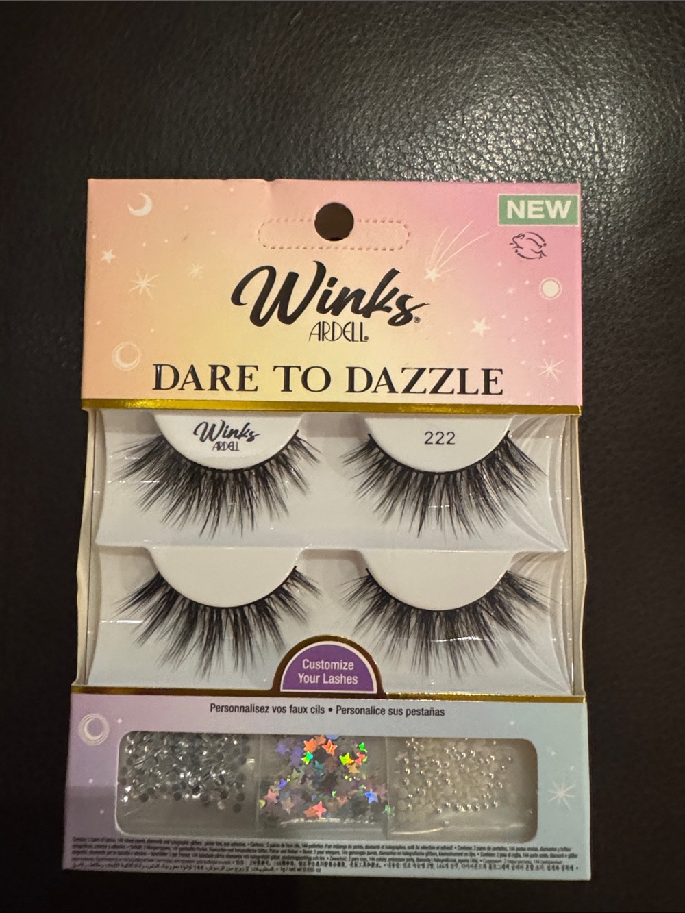 Winks Ardell Dare to Dazzle 222 NWT False Lashes